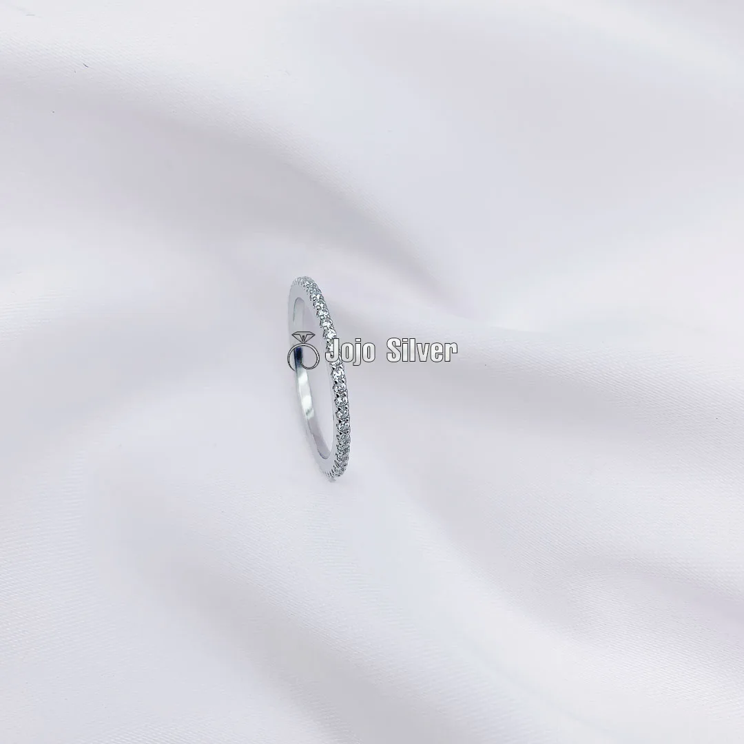 ⁦دبلة فضة حريمي⁩ - الصورة ⁦2⁩