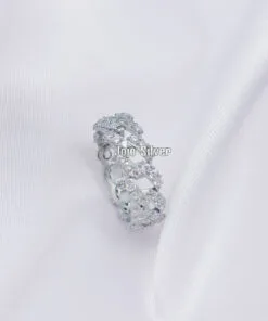 دبلة فضة حريمي كارتير ضفيرة