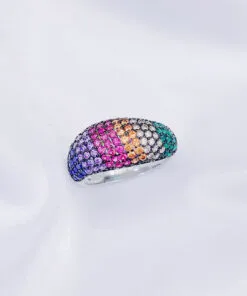 خاتم فضة حريمي