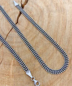Alternative view of سلسلة فضة رجالي