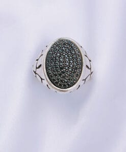 Alternative view of خاتم فضة رجالي
