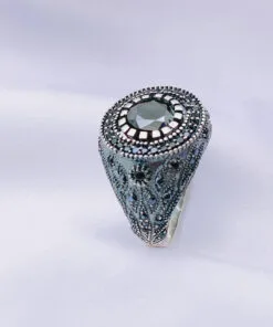 Alternative view of خاتم فضة رجالي